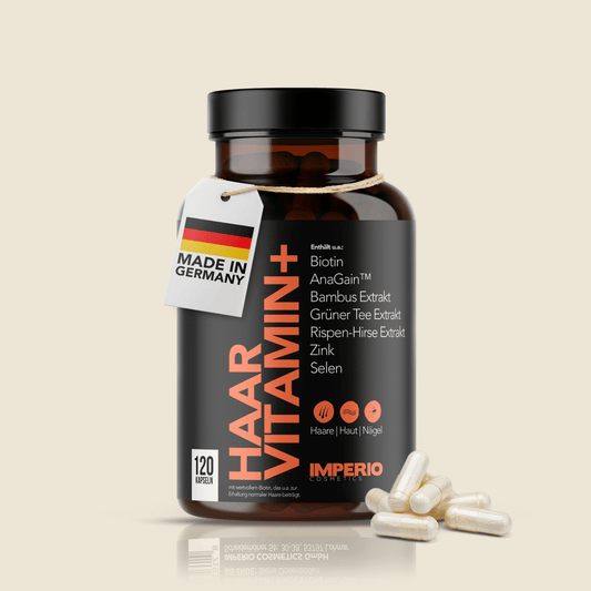 IMPERIO Haar Vitamine + 2 Maanden - Met AnaGain™ - Huid Haar Nagels Vitamines - Voller Dikker Haar - Haargroei - Minder Haaruitval - Bewezen Effect