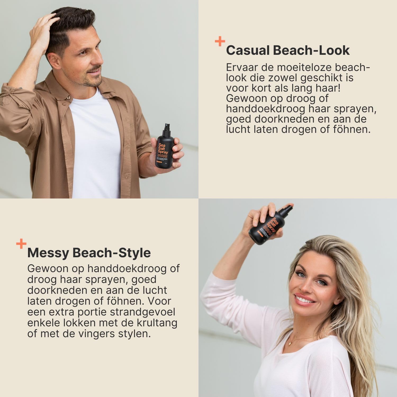Sea Salt Spray Mannen & Vrouwen – Zeezoutspray - Meer volume - Beach Look