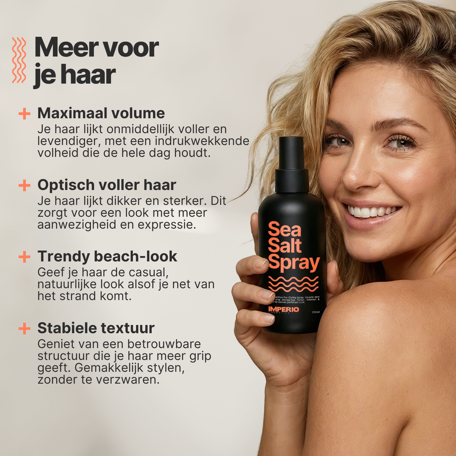 Sea Salt Spray Mannen & Vrouwen – Zeezoutspray - Meer volume - Beach Look