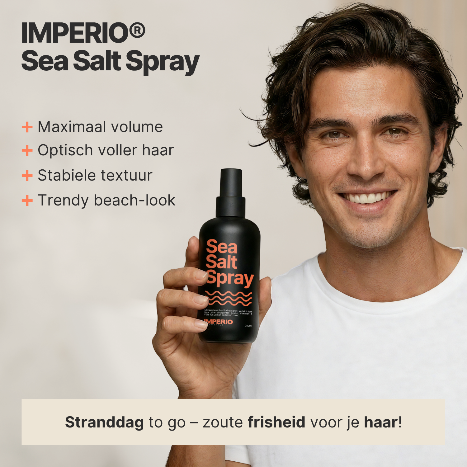 Sea Salt Spray Mannen & Vrouwen – Zeezoutspray - Meer volume - Beach Look