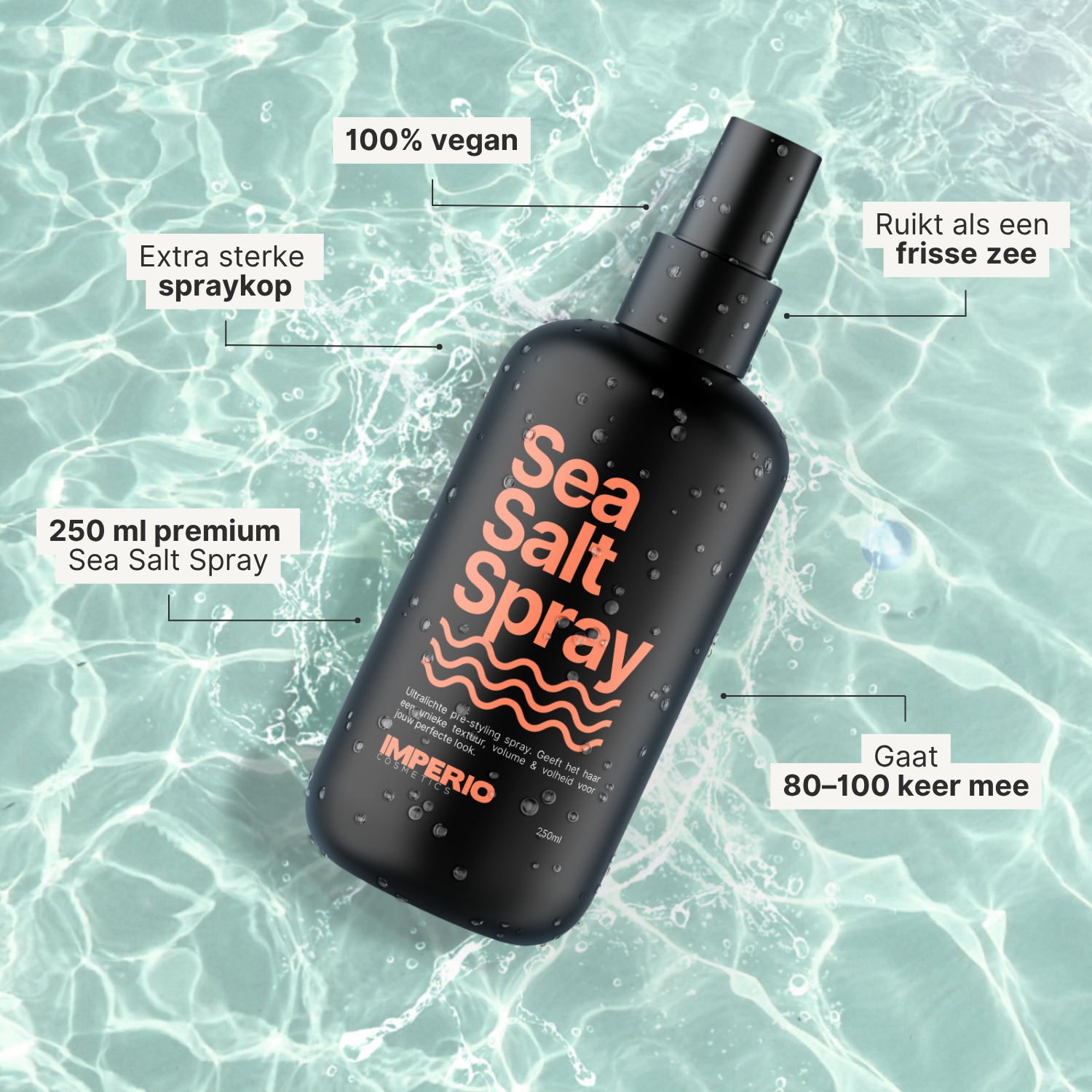 Sea Salt Spray Mannen & Vrouwen – Zeezoutspray - Meer volume - Beach Look