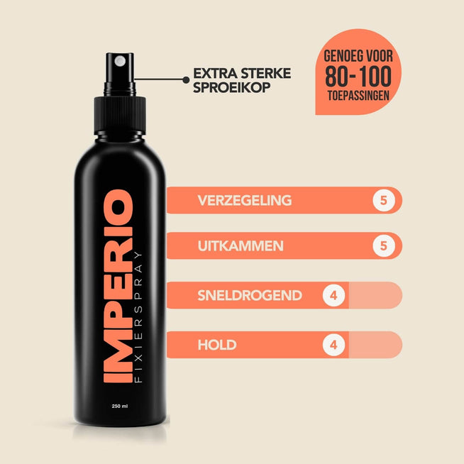 IMPERIO Fixeerspray Haarvezels · Haarlak zonder parabenen en siliconen · Haarspray zonder parabenen en siliconen · Beste haarlak mannen · Zachte haarlak heren